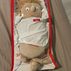 IKEA Educational Plush Toy with White and Brown